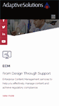 Mobile Screenshot of adaptivesolutions.com
